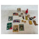 Keychains, Cards Pins Keychains, Cards Pins