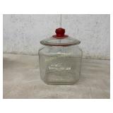 Glass Jar with Embossed �Lance� Logo Glass Jar with Embossed �Lance� Logo