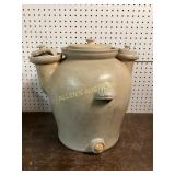 Stoneware Triple-Handled Beverage Dispenser Stoneware Triple-Handled Beverage Dispenser