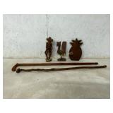 Wooden Carvings and Walking Sticks Wooden Carvings and Walking Sticks