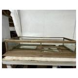 Wood-Framed Glass Display Case Wood-Framed Glass Display Case