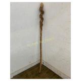 Hand-Carved Wooden Walking Stick Hand-Carved Wooden Walking Stick