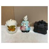 Three Ceramic Containers Three Ceramic Containers