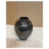 Black Glazed Ceramic Vase Black Glazed Ceramic Vase