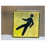 Metal Sign With Figure Icon Metal Sign With Figure Icon