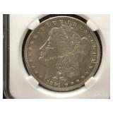 1891 Carson City Morgan Silver Dollar 1891 Carson City Morgan Silver Dollar