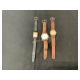 Three Men�s Wristwatches Three Men�s Wristwatches