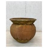 Terracotta Planter with Scalloped Design Terracotta Planter with Scalloped Design