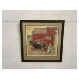 Framed Norman Rockwell Print Framed Norman Rockwell Print