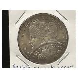 Morgan Double Struck Error Coin Morgan Double Struck Error Coin
