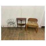 Vanity Stool� Side Table� and Chair Vanity Stool� Side Table� and Chair
