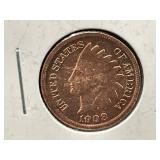 1908 S Indian Head Penny in Protective Holder 1908 S Indian Head Penny in Protective Holder