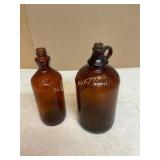 Amber Embossed� Clorox Glass Bottles Amber Embossed� Clorox Glass Bottles
