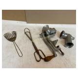 Meat Grinder and Utensils Meat Grinder and Utensils