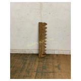 Cast Iron Fence Topper Section with Decorative Poi Cast Iron Fence Topper Section with Decorative Poi
