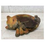 Cast Stone Cat and Bird� Sculpture Cast Stone Cat and Bird� Sculpture