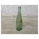 Green Embossed Glass Soda Bottle Green Embossed Glass Soda Bottle