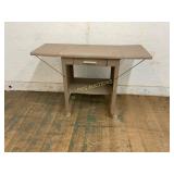 Drop-Leaf Utility Table on Casters, Drop-Leaf Utility Table on Casters,