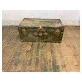 Metal Military Storage Trunk Metal Military Storage Trunk