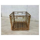 Vintage Metal Wire Milk Crate Vintage Metal Wire Milk Crate