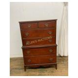 Mahogany Two-Part Chest of Drawers Mahogany Two-Part Chest of Drawers