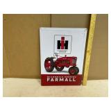 McCormick-Deering Farmall Metal Sign McCormick-Deering Farmall Metal Sign