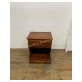 Wood Side Table with Drawer Wood Side Table with Drawer
