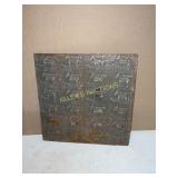 Embossed� Sign �Brown�s Mule� Branding Embossed� Sign �Brown�s Mule� Branding