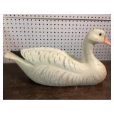 Handcrafted Wood Goose Decoy Sculpture Handcrafted Wood Goose Decoy Sculpture