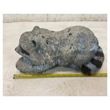 Concrete Raccoon Garden Art Concrete Raccoon Garden Art