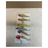 Six Heddon Fishing Lures Six Heddon Fishing Lures