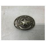 Metal Belt Buckle With Texas Star Design Metal Belt Buckle With Texas Star Design