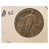1929 Silver Standing Liberty Quarter