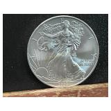 2008 Uncirculated Silver Eagle Dollar