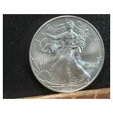 2008 Uncirculated Silver Eagle Dollar