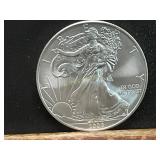 2008 Uncirculated Silver Eagle Dollar