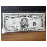 1953 $5 Silver Certificate, Uncirculated