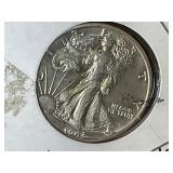 1943 D Silver Walking Liberty Half Dollar