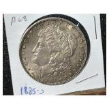 AU 1885-S Morgan Silver Dollar