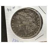 AU 1891-O Morgan Silver Dollar