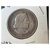1892 Columbian Silver Half Dollar