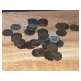 36 Indian Head Pennies (1859-1865)
