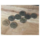 8 U.S. 2007 Presidential Dollars