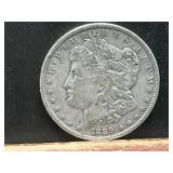 1889 O Morgan Silver Dollar