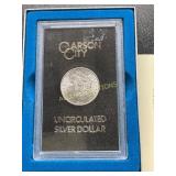 1883 Uncirculated Carson City Morgan Silver Dollar