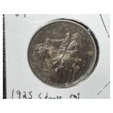 1925 Silver Stone Mountain Half Dollar