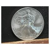 2008 Uncirculated Silver Eagle Dollar