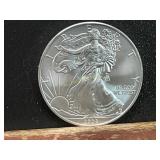 2008 Uncirculated Silver Eagle Dollar