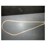 14kt Yellow Gold Flat Link Chain Necklace