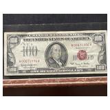 Series 1966 Red Seal $100 United States Note